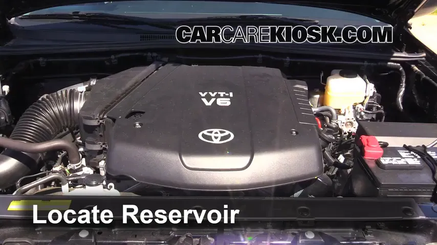 2013 Toyota Tacoma 4.0L V6 Crew Cab Pickup Windshield Washer Fluid Add Fluid